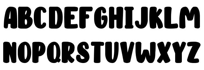 Cute 'n' Cuddly Font LOWERCASE
