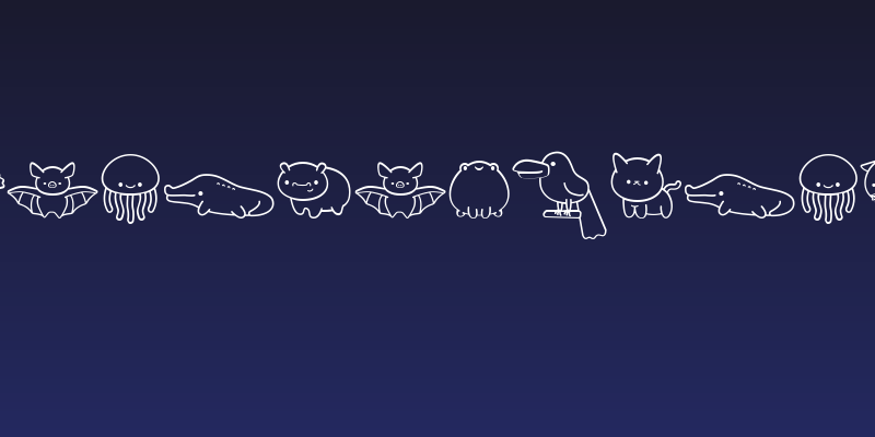 CuteAnimalsDingbat Social Header
