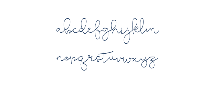 CuteBabyRegular Lowercase