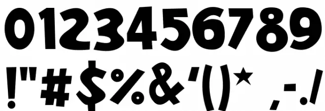 CuteEnung Font OTHER CHARS