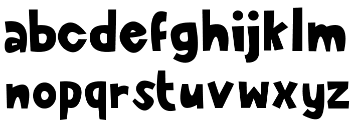 CuteEnung Font LOWERCASE