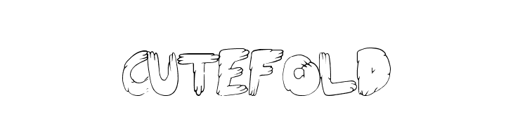 CuteFold  font caratteri gratis