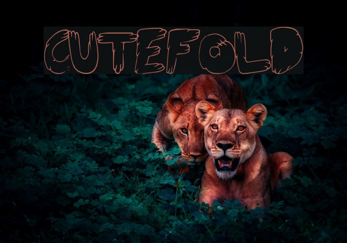 CuteFold Font examples