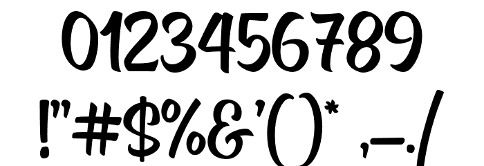 CuteGorilla Font OTHER CHARS
