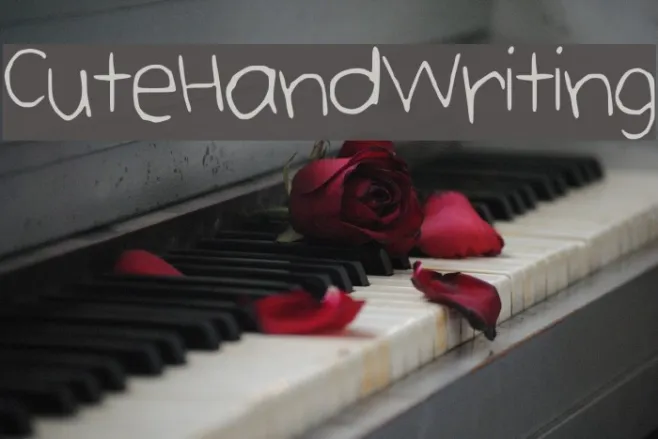 CuteHandWriting Example 1