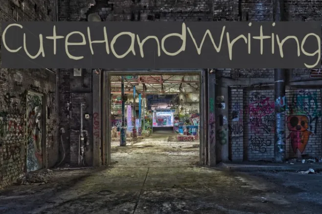 CuteHandWriting Example 3