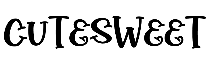 CuteSweet  Frei Schriftart Herunterladen