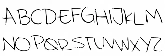 CuteTumblrFont Шрифта ВЕРХНИЙ