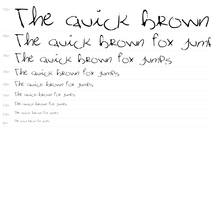 CuteTumblrFont Waterfall