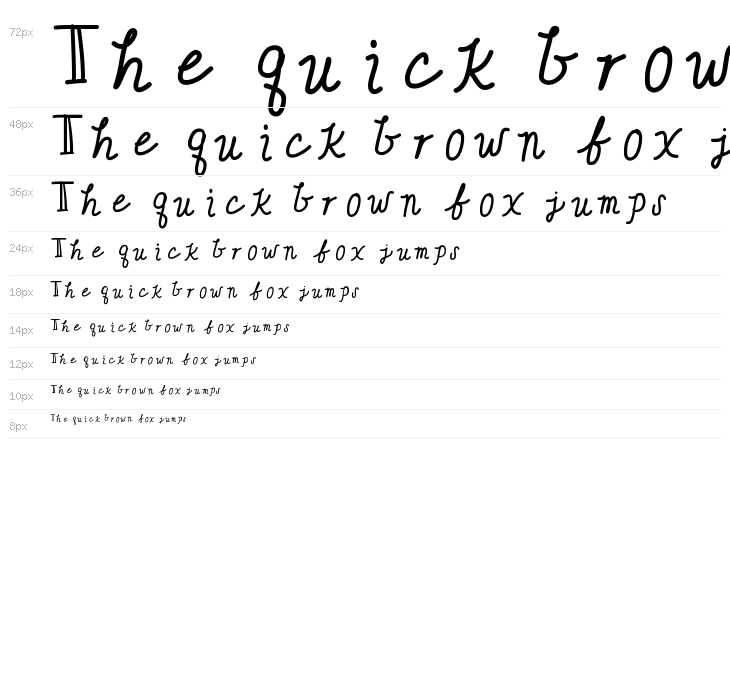 CuteWriting Waterfall