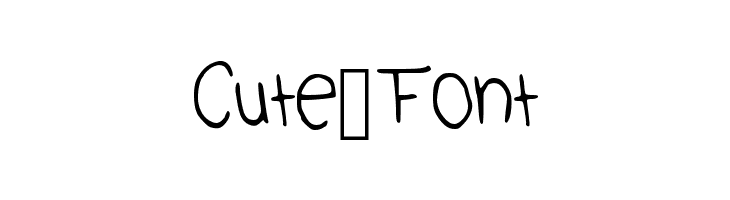 Cute_Font  免费字体下载