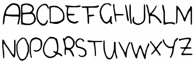 Cute_Font 字体 大写