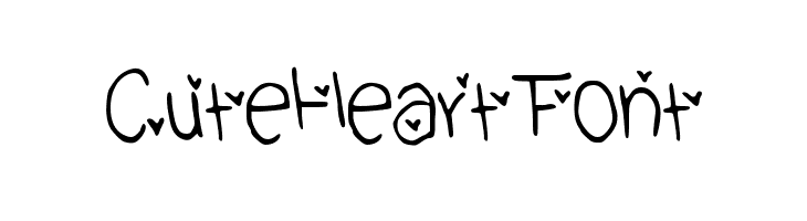 Cute_Heart_Font  Descarca Fonturi Gratis