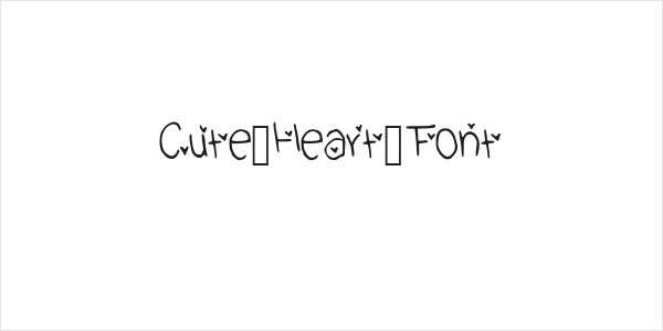 Cute_Heart_Font Logo
