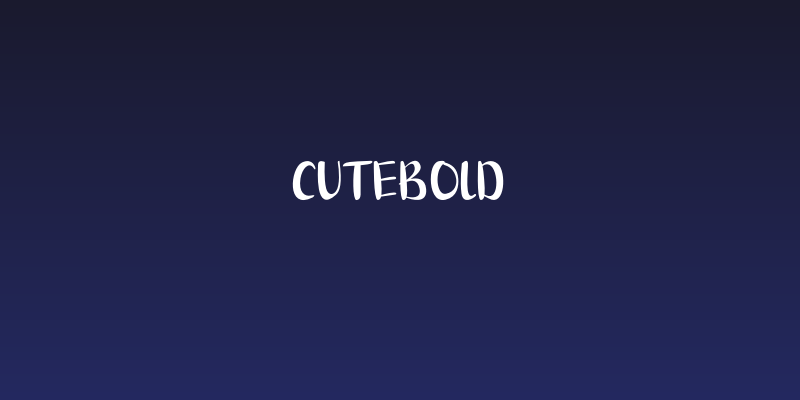 Cutebold Social Header
