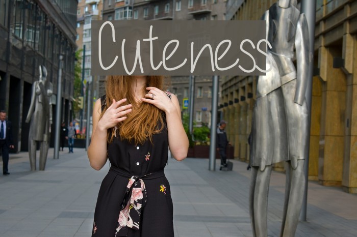Cuteness Font examples