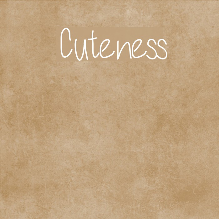Cuteness Font examples