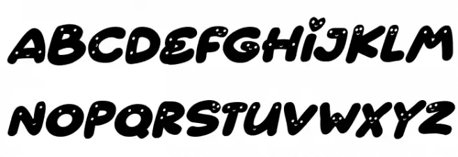 Cutest Things Italic Fonte MAIÚSCULAS