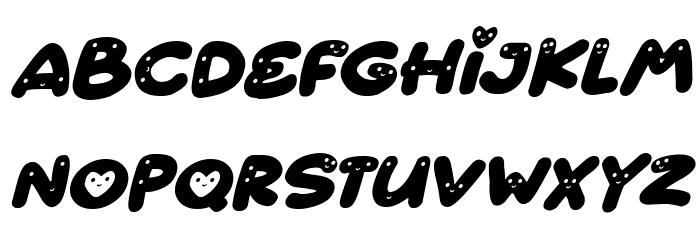 Cutest Things Italic Fonte MINÚSCULAS