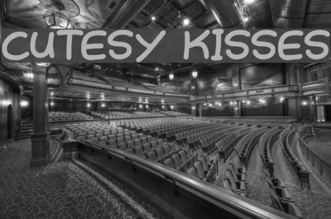 Cutesy Kisses Font examples