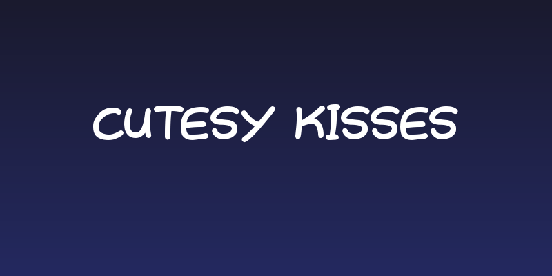Cutesy Kisses Social Header
