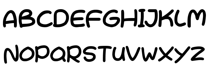 Cutesy Kisses Font LOWERCASE