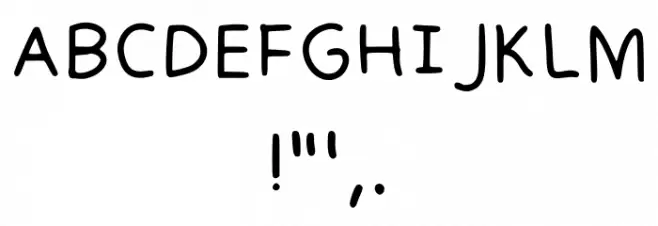 Cutewritten Regular Font OTHER CHARS