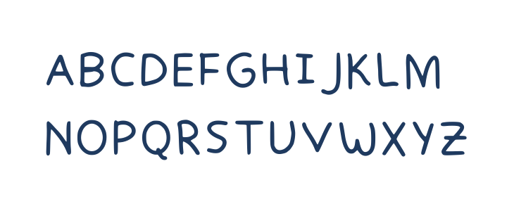 Cutewritten Regular Uppercase