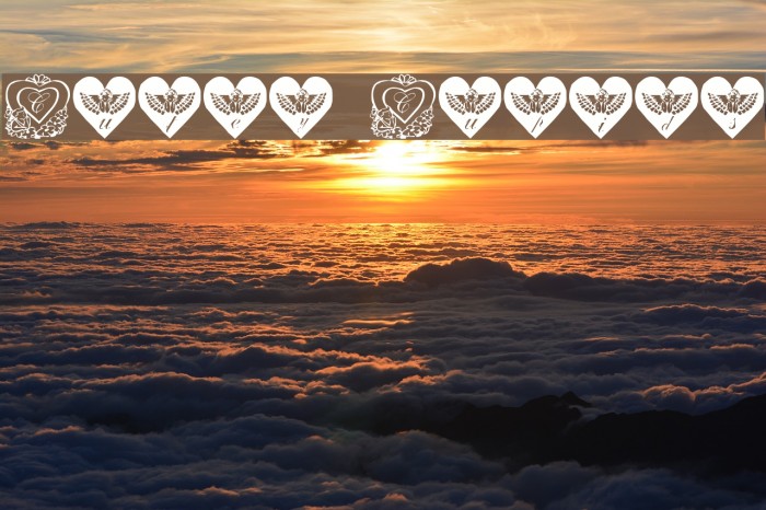 Cutey Cupids Font examples