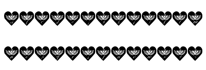 Cutey Cupids Font LOWERCASE