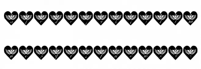 Cutey Cupids フォント 小文字