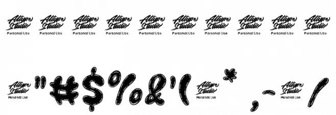 Cutey Patchy Display Caratteri ALTRI CARATTERI