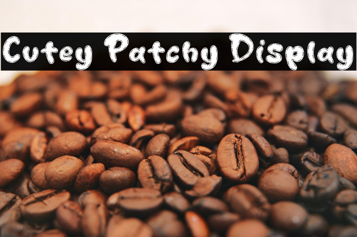 Cutey Patchy Display Example 1