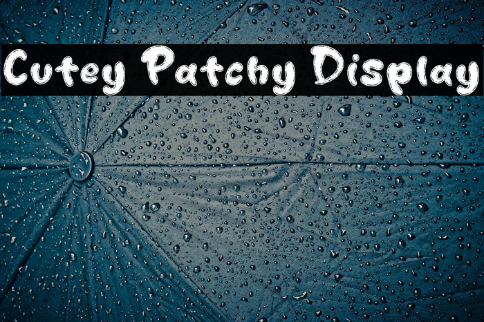 Cutey Patchy Display Example 3