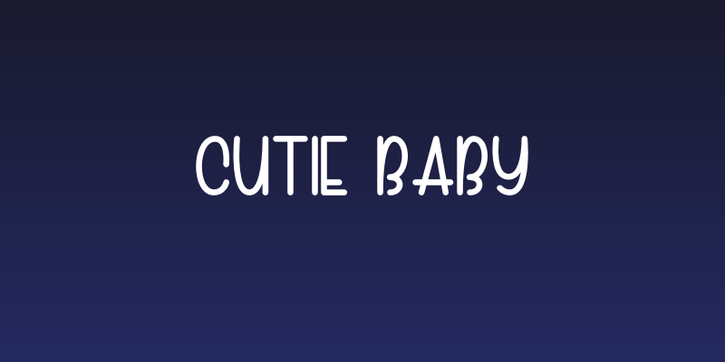 Cutie Baby Social Header