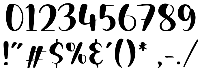Cutie Biscuit Font OTHER CHARS
