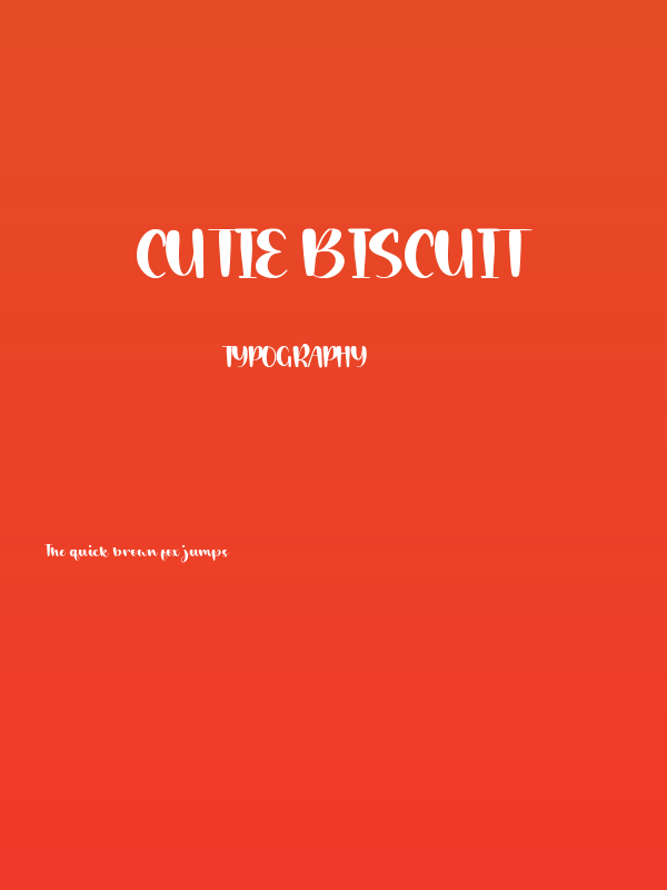 Cutie Biscuit Poster
