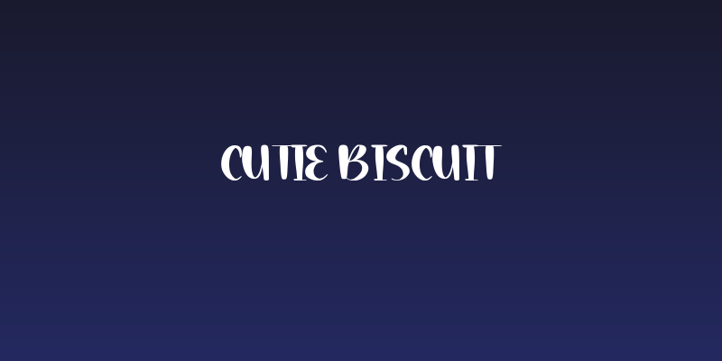 Cutie Biscuit Social Header
