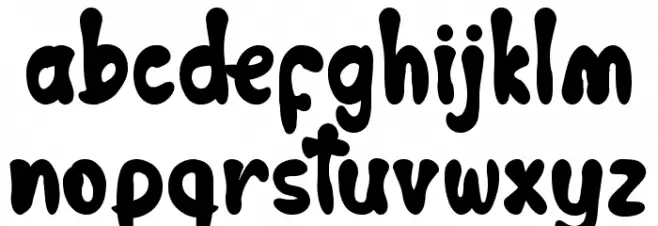 Cutie Bunnie خط أحرف صغيرة