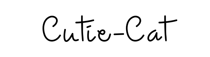 Cutie-Cat  les polices de caractères gratuit tlcharger