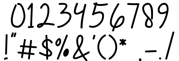 Cutie-Cat Font OTHER CHARS
