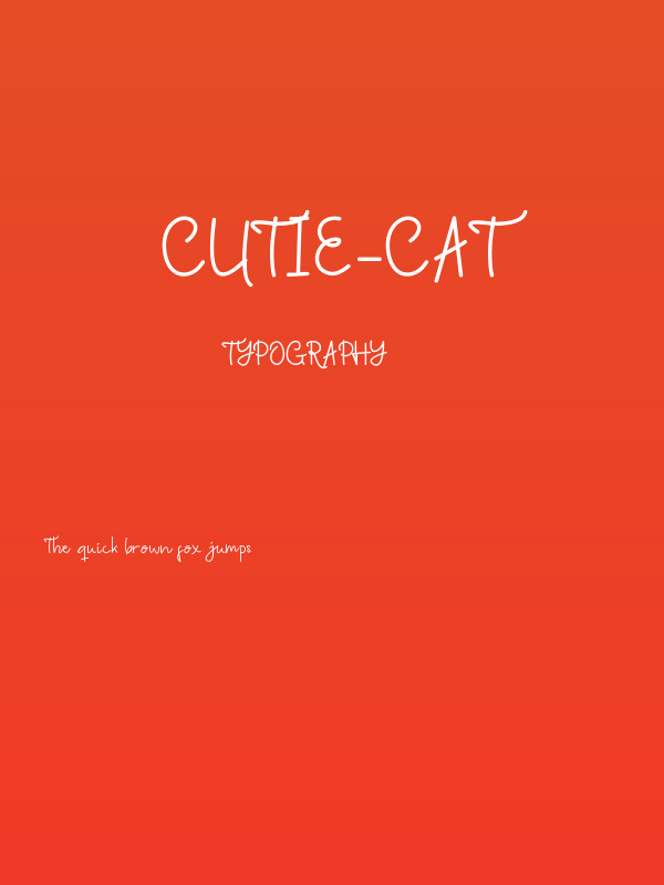 Cutie-Cat Poster