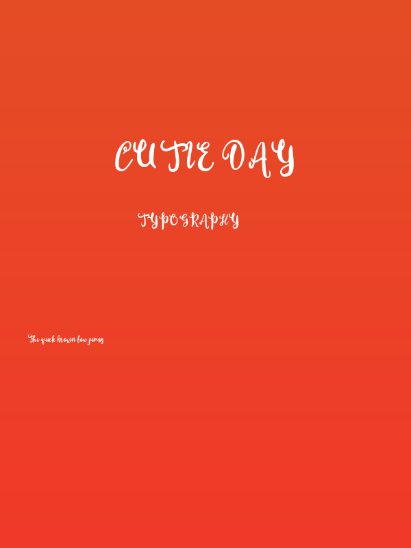 Cutie Day Poster