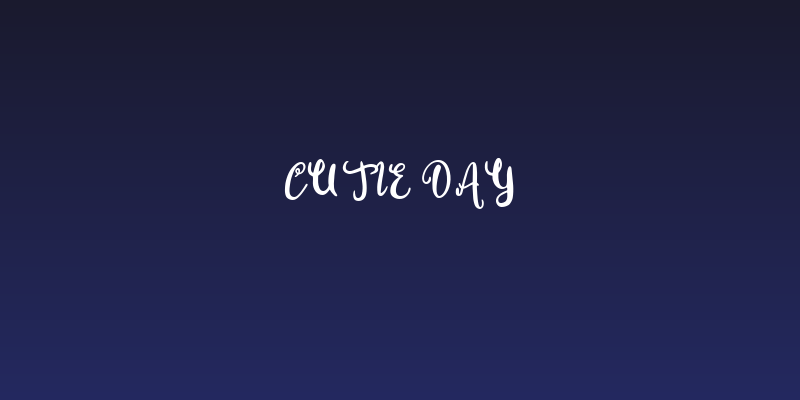 Cutie Day Social Header