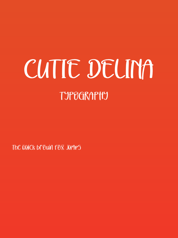 Cutie Delina Poster
