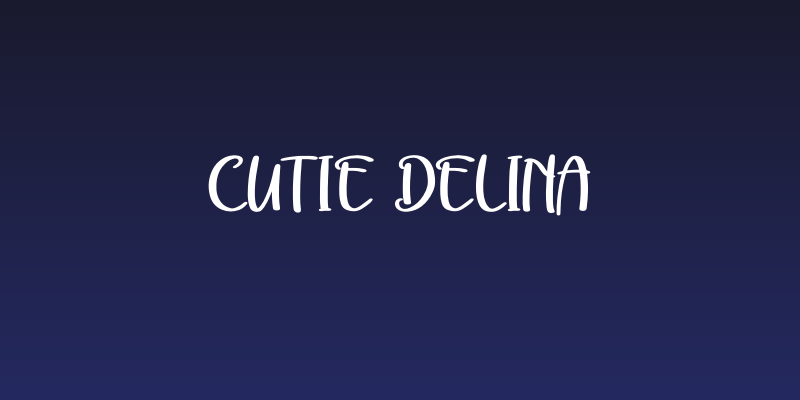 Cutie Delina Social Header