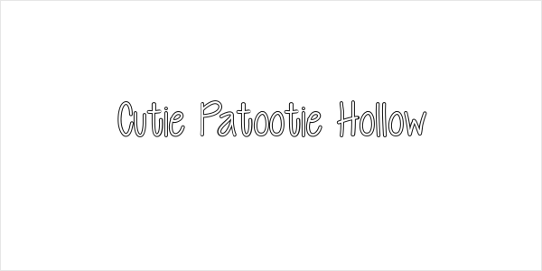 Cutie Patootie Hollow Logo