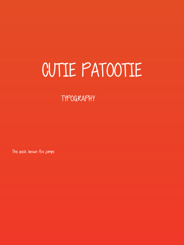 Cutie Patootie Poster