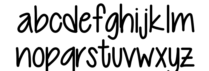 Cutie Patootie Font LOWERCASE