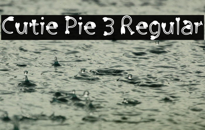 Cutie Pie 3 Regular Example 1